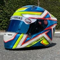 Personalização de Capacete Arai Cromado | Volumetria - Fredy Kart
