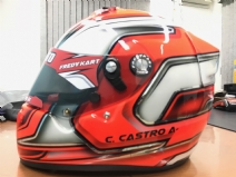 Personalização de Capacete Arai Cromado | Piloto CAIO CASTRO