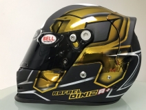 Personalização de Capacete para Piloto Rafael Diniz