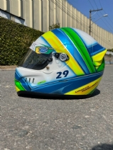 Pintura de Capacete sem cromo Layout Feito por uma Criança