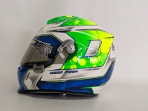 Pintura de Capacete Sparco para Piloto Diego Mesa