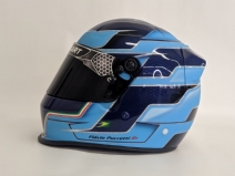 Pintura de Capacete com Flake e Holográfico Piloto Flavio Puccetti